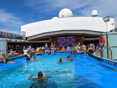 Carnival Pride lido deck music trivia