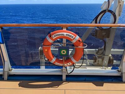 Carnival Pride Life Buoy