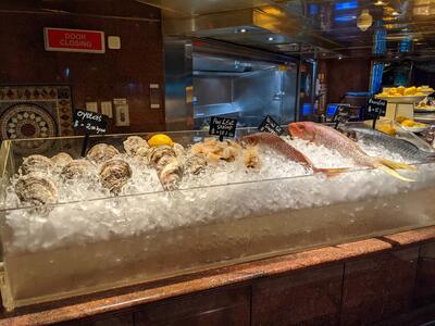 Seafood Corner on Carnival Pride