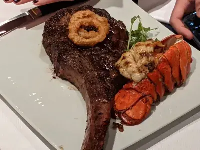 Surf n turf at Rotterdam's Pinnacle Grill