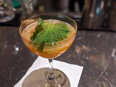 Shiso sour at Tamarind Bar