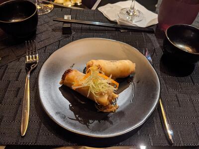 spring rolls at Tamarind