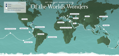Azamara world cruise map