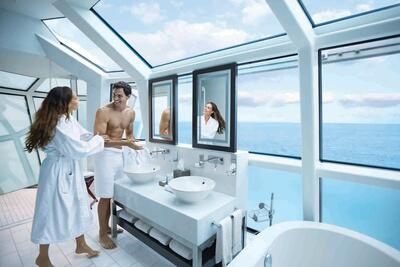 Celebrity cruise bathroom