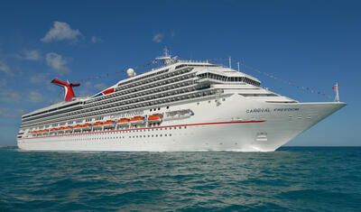 Carnival Freedom at sea