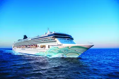 NCL Spirit at sea