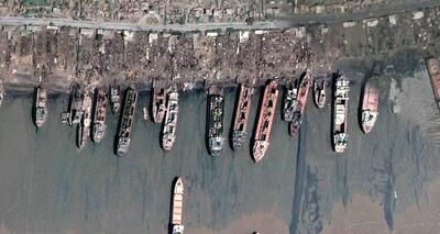 Alang shipyard in India