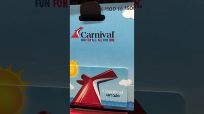 Carnival gift card