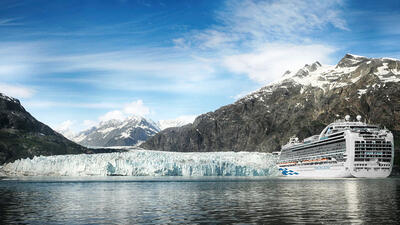 Princess cruise ship in Alaska