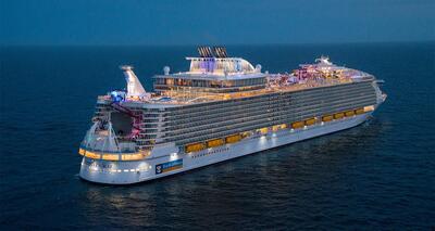 What is the average capacity of a cruise ship?