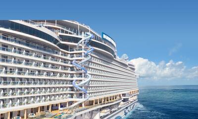 Rush waterslide on NCL Prima