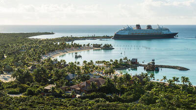 Castaway Cay aerial