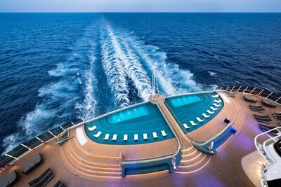 Infinity pool on MSC Seashore