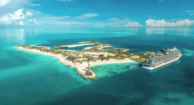 MSC Ocean Cay aerial hero