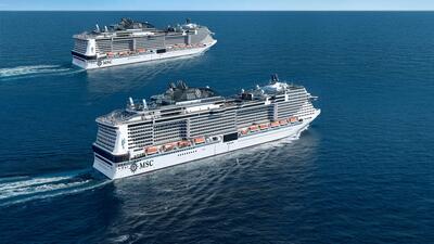 Two MSC Cruises ships