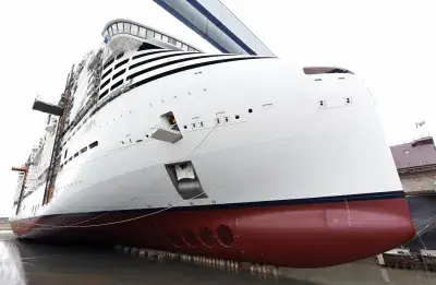 MSC World Europa under construction in Chantiers de l'Atlantique