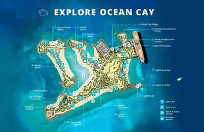 MSC Ocean Cay map