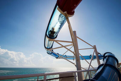 Disney Cruise water slide