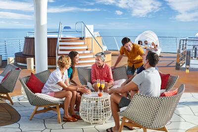 Celebrity Cruises drinks with family