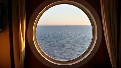 cruise ship porthole