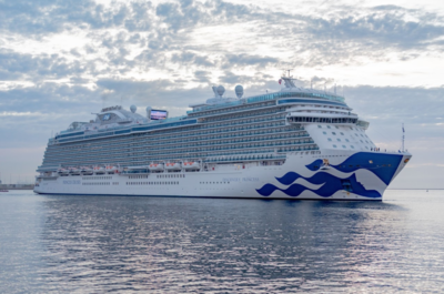 Discovery Princess - Sets Sail on Maiden Voyage
