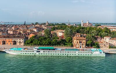 River cruise ship in Venice