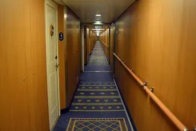 Disney cruise hallway