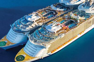 Aerial Royal Caribbean