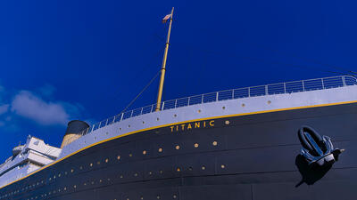 Titanic compared a cruise ship today 