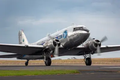 Vintage Douglas DC-3 airliner 
