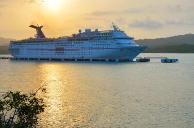 Carnival Ecstasy sunset