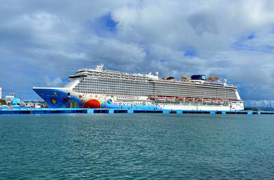 Norwegian Cruise Ship - Breakaway, in San Juan