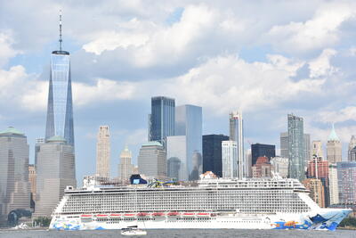 NCL ship in New York