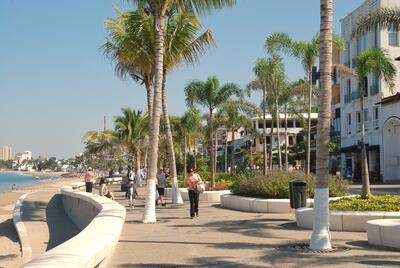 The Malecón in Puerto Vallarta, Mexico