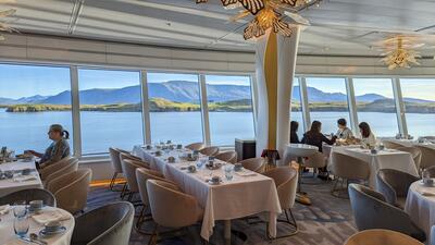 Window dining on NCL Prima