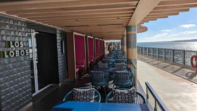 Outside Los Lobos on NCL Prima