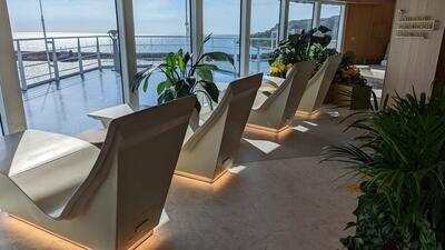 Spa chairs on NCL Prima