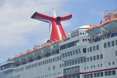 Carnival Ecstasy whale tail