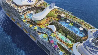 Icon of the Seas aerial 