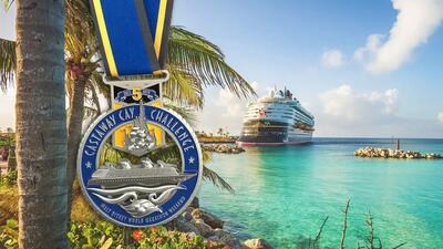 Castaway Cay 5k medal
