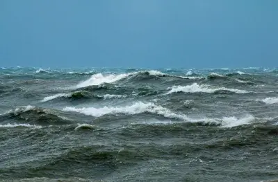 Rough seas