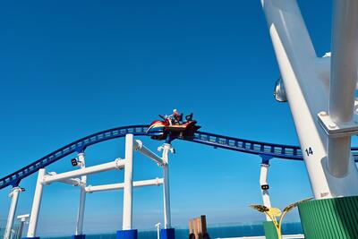 Roller coaster ride across the Atlantic on Carnival Celebration