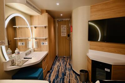 I stayed in a windowless cabin onboard Carnival Celebration that