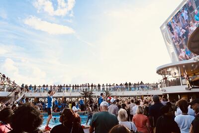 Carnival Pool Deck