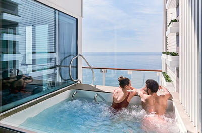 Celebrity Edge villa jacuzzi