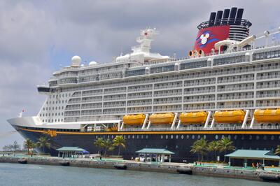 Disney Dream cruise ship in Nassau, Bahamas