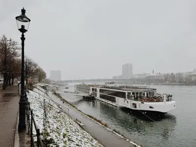 Viking Tialfi in winter in Europe