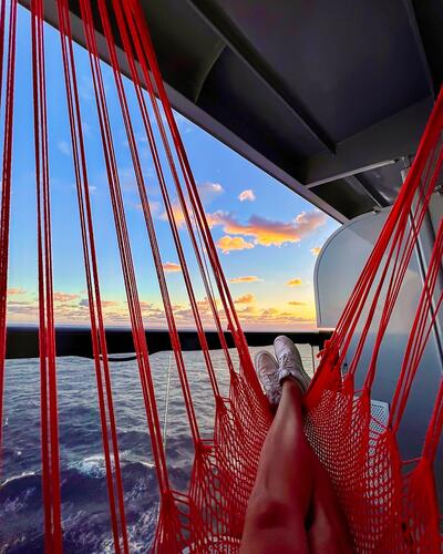 Hammock on Virgin Voyages