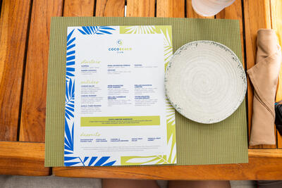 CoCo Beach Club Menu