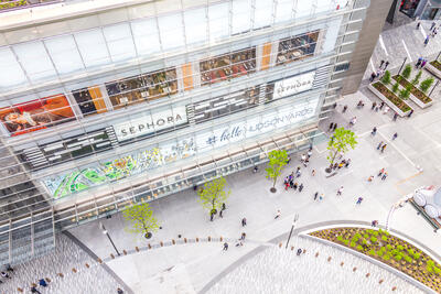 Hudson Yards Mall Exterior View